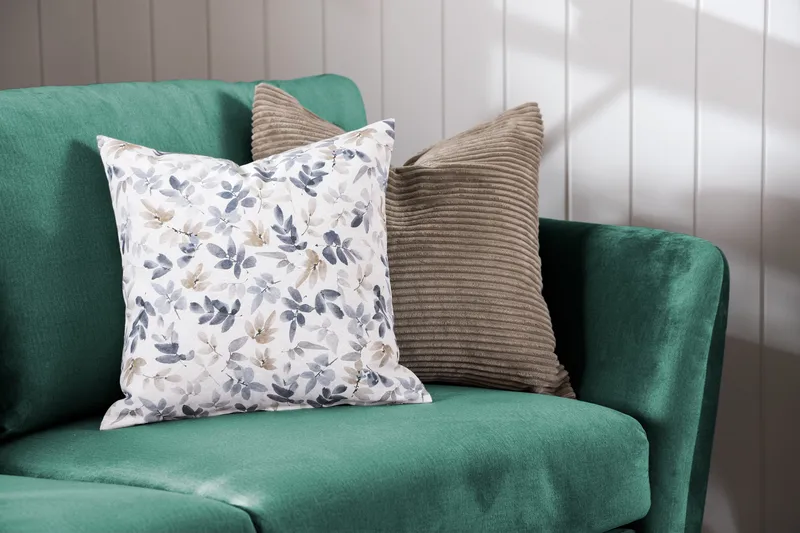 Trend 3-sits Sammetssoffa - Grön - Möbler - Soffa - Sammetssoffa