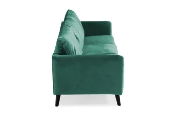 Trend 3-sits Sammetssoffa - Grön - Möbler - Soffa - Sammetssoffa