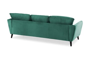 Trend 3-sits Sammetssoffa - Grön - Möbler - Soffa - Sammetssoffa