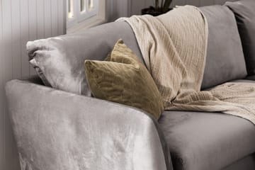 Trend 3-sits Sammetssoffa - Mörkgrå - Möbler - Soffa - Sammetssoffa