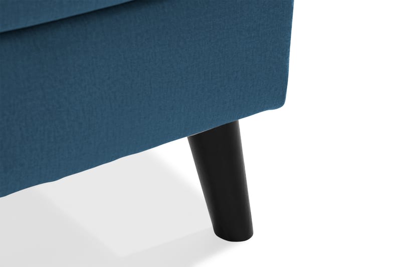 Trend 4-sits Högervänd U-formad Soffa med Divan och Schäslong i Sammet - Blå - Möbler - Soffa - Sammetssoffa