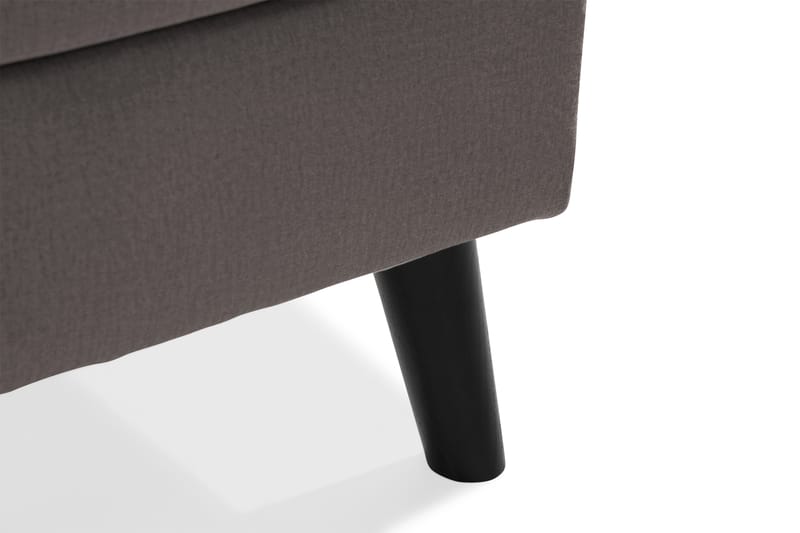 Trend 4-sits Högervänd U-formad Soffa med Divan och Schäslong i Sammet - Mörkgrå - Möbler - Soffa - Sammetssoffa
