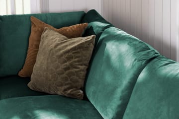 Trend 4-sits Vänstervänd U-formad Soffa med Divan och Schäslong i Sammet - Grön - Möbler - Soffa - Sammetssoffa