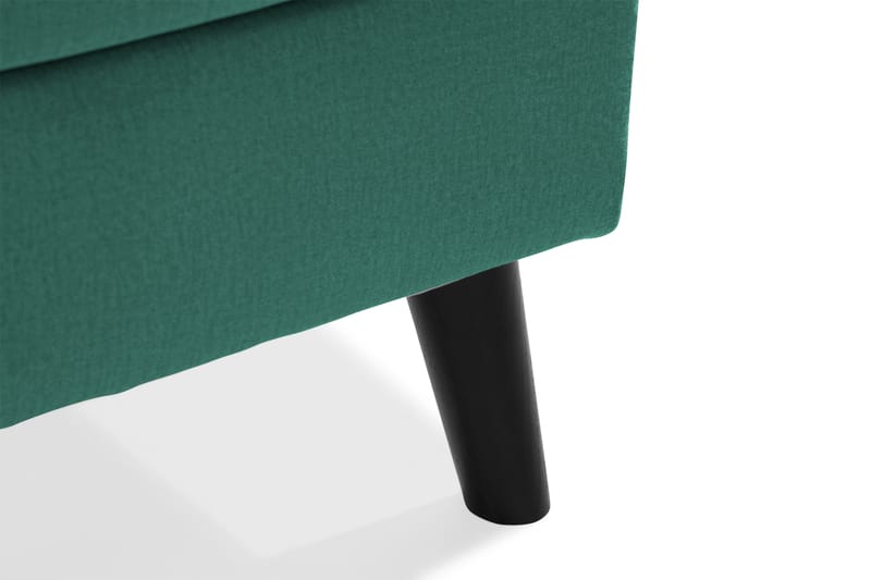 Trend 4-sits Vänstervänd U-formad Soffa med Divan och Schäslong i Sammet - Grön - Möbler - Soffa - Sammetssoffa