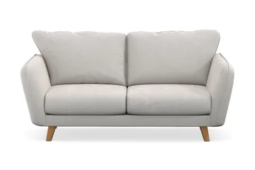 Trend Lyx 2-sits Soffa - Vit Sammet - Möbler - Soffa - Sammetssoffa