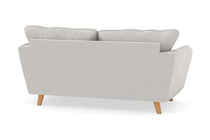 Trend Lyx 2-sits Soffa - Vit Sammet - Möbler - Soffa - Sammetssoffa
