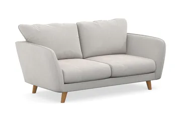 Trend Lyx 2-sits Soffa - Vit Sammet - Möbler - Soffa - Sammetssoffa