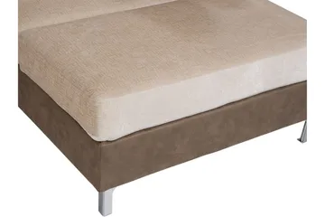 Truro Vänster L-formad Hörnsoffa med Divan i Tyg - Sandbeige - Möbler - Soffa - Sammetssoffa