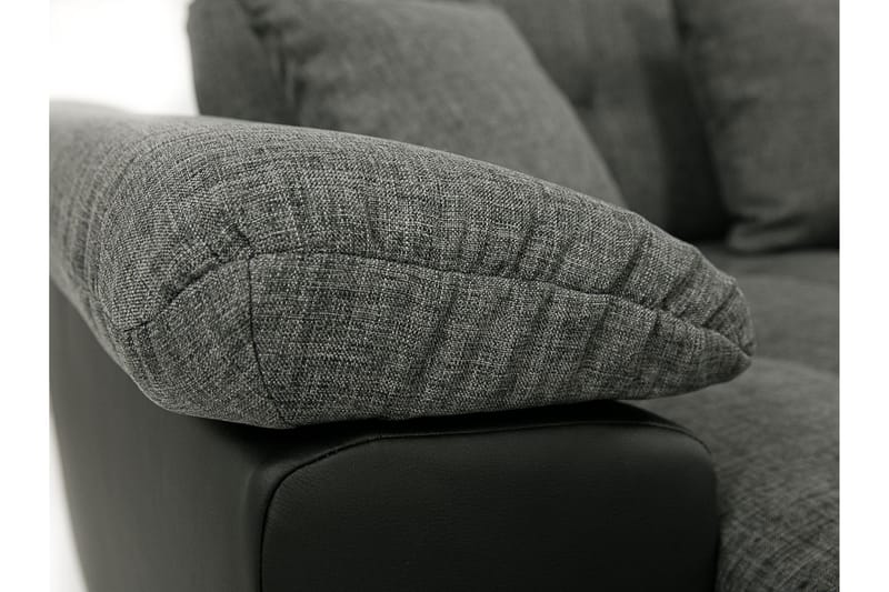 U-Bäddsoffa Wicenza 375x155x76 cm - Grön - Möbler - Soffa - Sammetssoffa