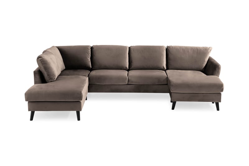 U-soffa Colt med Divan Höger - Mullvad - Möbler - Soffa - Sammetssoffa