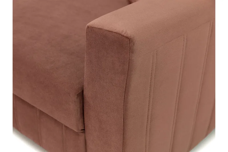 Upperud Soffa - Ljusrosa - Möbler - Soffa - Bäddsoffa - 2 sits bäddsoffa