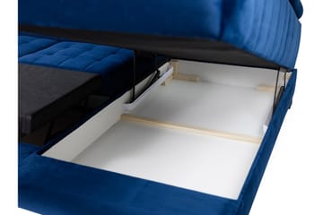 Warwick 4-sits Bäddsoffa - Svart - Möbler - Soffa - Sammetssoffa