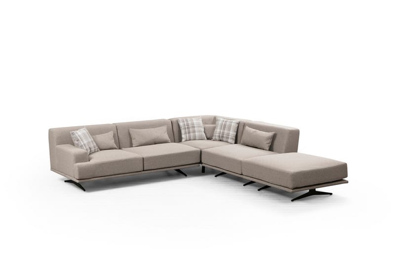 Sanroman Divansoffa - Beige - Möbler - Soffa - Divansoffa & schäslongsoffa