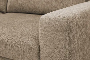 Scandi Djup 3-sits Soffa i Chenille - Brun - Möbler - Soffa - Sammetssoffa
