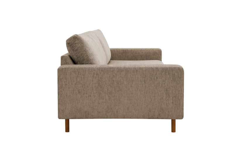 Scandi Djup 3-sits Soffa i Chenille - Brun - Möbler - Soffa - Sammetssoffa