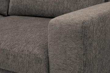 Scandi Djup 3-sits Soffa i Chenille - Grå - Möbler - Soffa - Sammetssoffa