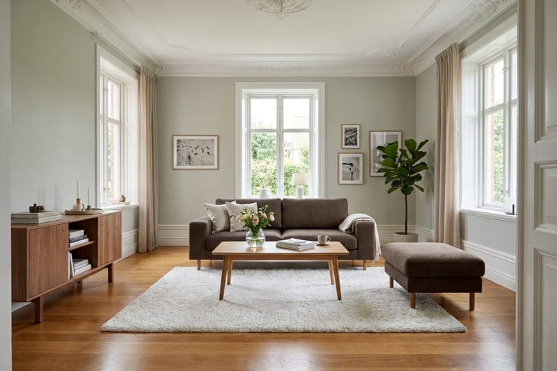 Scandi Djup 3-sits Soffa i Tyg - Möbler - Soffa - 3 sits soffa