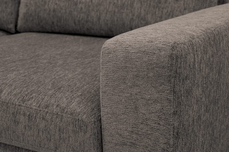 Scandi Djup 4-sits Soffa i Chenille - Grå - Möbler - Soffa - 4 sits soffa