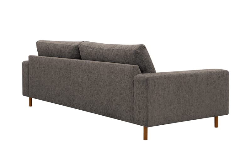 Scandi Djup 4-sits Soffa i Chenille - Grå - Möbler - Soffa - 4 sits soffa