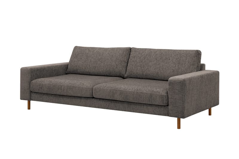 Scandi Djup 4-sits Soffa i Chenille - Grå - Möbler - Soffa - 4 sits soffa