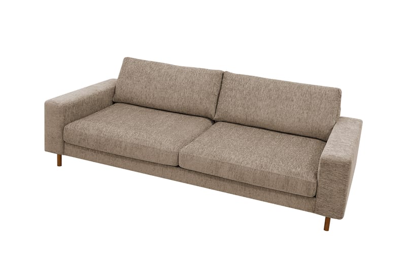 Scandi Djup 4-sits Soffa i Chenille - Mörkbeige - Möbler - Soffa - 4 sits soffa