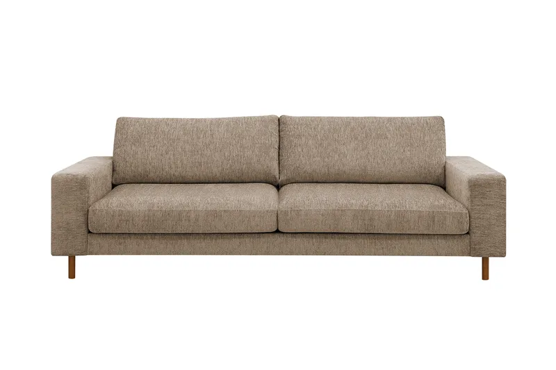 Scandi Djup 4-sits Soffa i Chenille, Mörkbeige