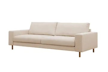 Scandi Djup 4-sits Soffa i Manchester - Beige - Möbler - Soffa - 4 sits soffa