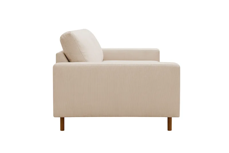 Scandi Djup 4-sits Soffa i Manchester - Beige - Möbler - Soffa - 4 sits soffa