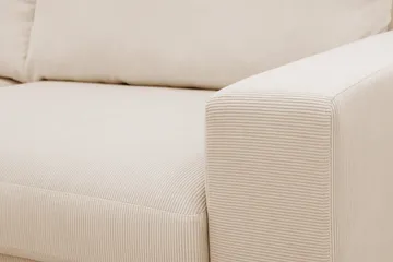 Scandi Djup 4-sits Soffa i Manchester - Beige - Möbler - Soffa - 4 sits soffa