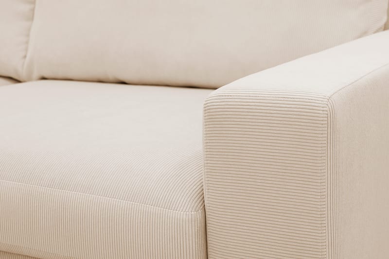 Scandi Djup 4-sits Soffa i Manchester - Beige - Möbler - Soffa - 4 sits soffa