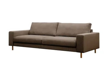 Scandi Djup 4-sits Soffa i Manchester - Brun - Möbler - Soffa - 4 sits soffa