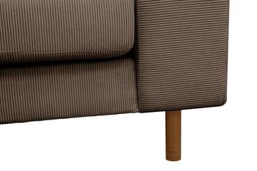 Scandi Djup 4-sits Soffa i Manchester - Brun - Möbler - Soffa - 4 sits soffa