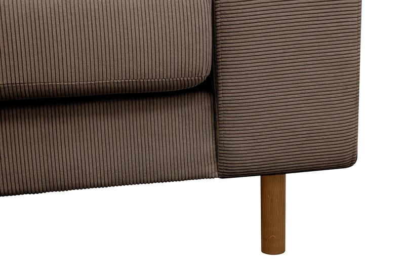 Scandi Djup 4-sits Soffa i Manchester - Brun - Möbler - Soffa - 4 sits soffa