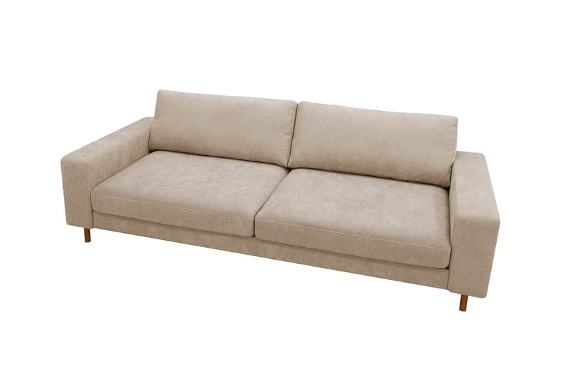 Scandi Djup 4-sits Soffa i Tyg - Beige - Möbler - Soffa - 4 sits soffa