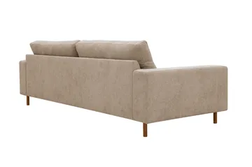 Scandi Djup 4-sits Soffa i Tyg - Beige - Möbler - Soffa - 4 sits soffa