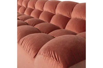 Schäslong Allure - Tvättad sammet rosa, Vänster - Möbler - Soffa - Sammetssoffa