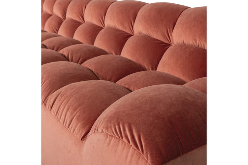 Schäslong Allure - Tvättad sammet rosa, Vänster - Möbler - Soffa - Sammetssoffa