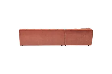 Schäslong Allure - Tvättad sammet rosa, Vänster - Möbler - Soffa - Sammetssoffa