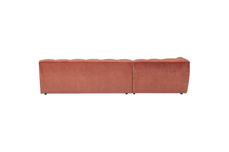 Schäslong Allure - Tvättad sammet rosa, Vänster - Möbler - Soffa - Sammetssoffa