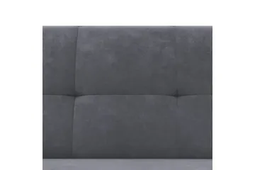 Schäslong Lilly Antracit, Sammet - Antracit, Sammet - Möbler - Soffa - Divansoffa & schäslongsoffa - 3 sits soffa med divan