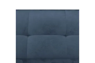 Schäslong Lilly Blå, Sammet - Blå, Sammet - Möbler - Soffa - Divansoffa & schäslongsoffa - 3 sits soffa med divan