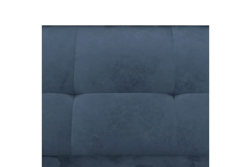 Schäslong Lilly Blå, Sammet - Blå, Sammet - Möbler - Soffa - Divansoffa & schäslongsoffa - 3 sits soffa med divan