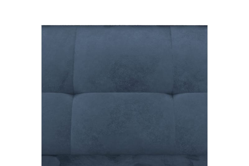 Schäslong Lilly Blå, Sammet - Blå, Sammet - Möbler - Soffa - Divansoffa & schäslongsoffa