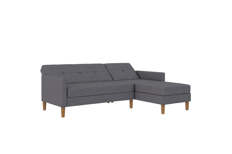 Schäslong Lilly Ljusgrå, Linne - Ljusgrå, Linne - Möbler - Soffa - Divansoffa & schäslongsoffa