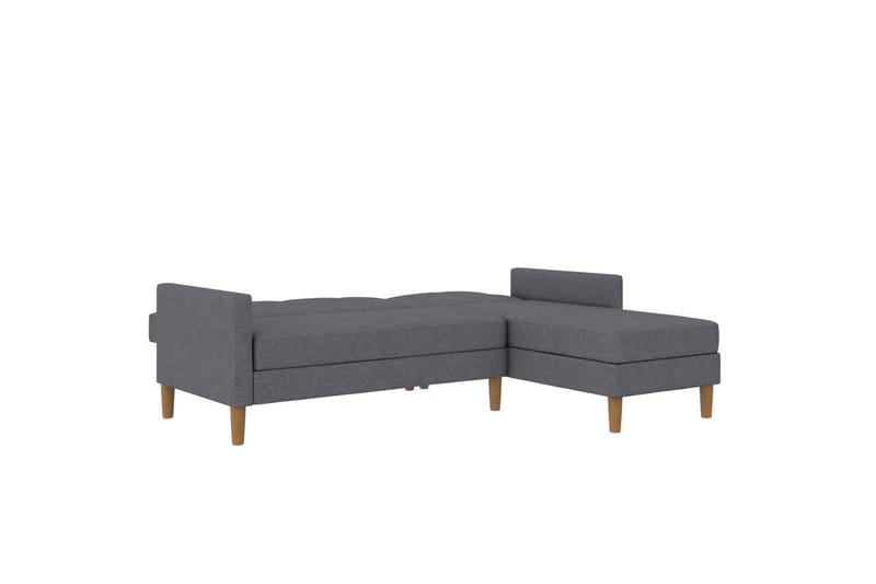 Schäslong Lilly Ljusgrå, Linne - Ljusgrå, Linne - Möbler - Soffa - Divansoffa & schäslongsoffa