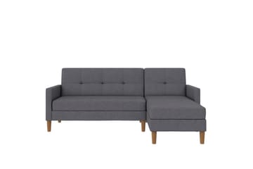 Schäslong Lilly Ljusgrå, Linne - Ljusgrå, Linne - Möbler - Soffa - Divansoffa & schäslongsoffa