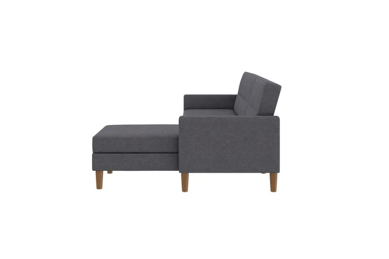 Schäslong Lilly Ljusgrå, Linne - Ljusgrå, Linne - Möbler - Soffa - Divansoffa & schäslongsoffa