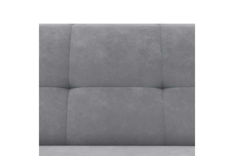 Schäslong Lilly Ljusgrå, Sammet - Ljusgrå, Sammet - Möbler - Soffa - Divansoffa & schäslongsoffa
