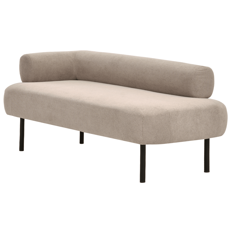 Schäslong Mirmande Vänstervänd - Taupe - Möbler - Soffa - Dagbädd