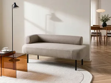 Schäslong Mirmande Vänstervänd - Taupe - Möbler - Soffa - Dagbädd